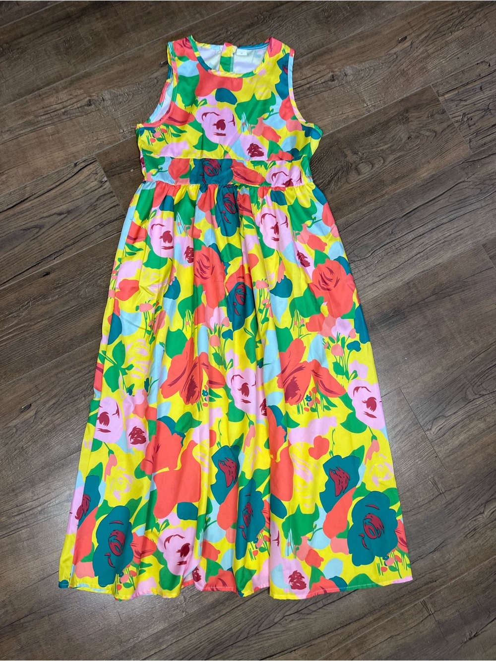 SHEIN Girls Floral Maxi Dress